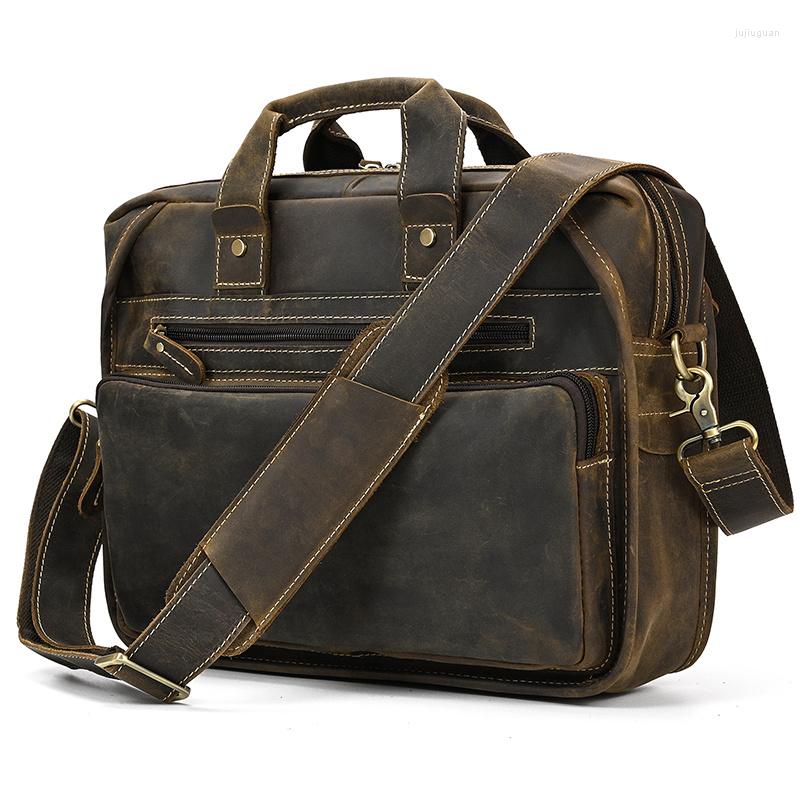 Briefcases Genuine Leather Luxury Designer Handbag Men Laptop Bag 13 14 15 Inch Document Tote Bags Natural Cowhide Business, Light brown2
Briefcases Genuine Leather Luxury Designer Handbag Men Laptop Bag 13 14 15 Inch Document Tote Bags Natural Cowhide Business, Light brown2