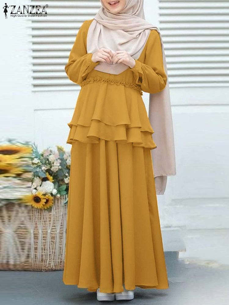 Two Piece Dress ZANZEA Fashion Women Casual Long Sleeve Blouse Maxi Skirts Suits 2PCS Matching Sets Elegant Dubai Turkey Set Muslim 221010, Coffee
Two Piece Dress ZANZEA Fashion Women Casual Long Sleeve Blouse Maxi Skirts Suits 2PCS Matching Sets Elegant Dubai Turkey Set Muslim 221010, Coffee
