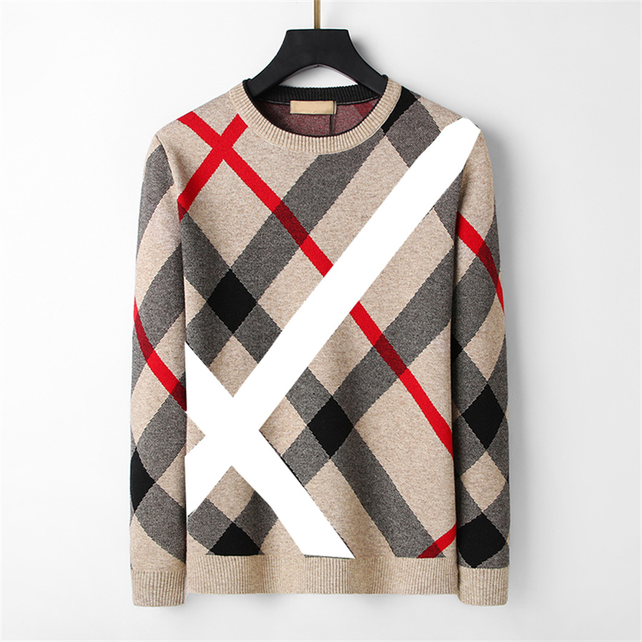 Designer men's sweater check brand sweater pullover fashion casual business slim fit long classic luxury wool warm style variety women's large size 3XL
Designer men's sweater check brand sweater pullover fashion casual business slim fit long classic luxury wool warm style variety women's large size 3XL