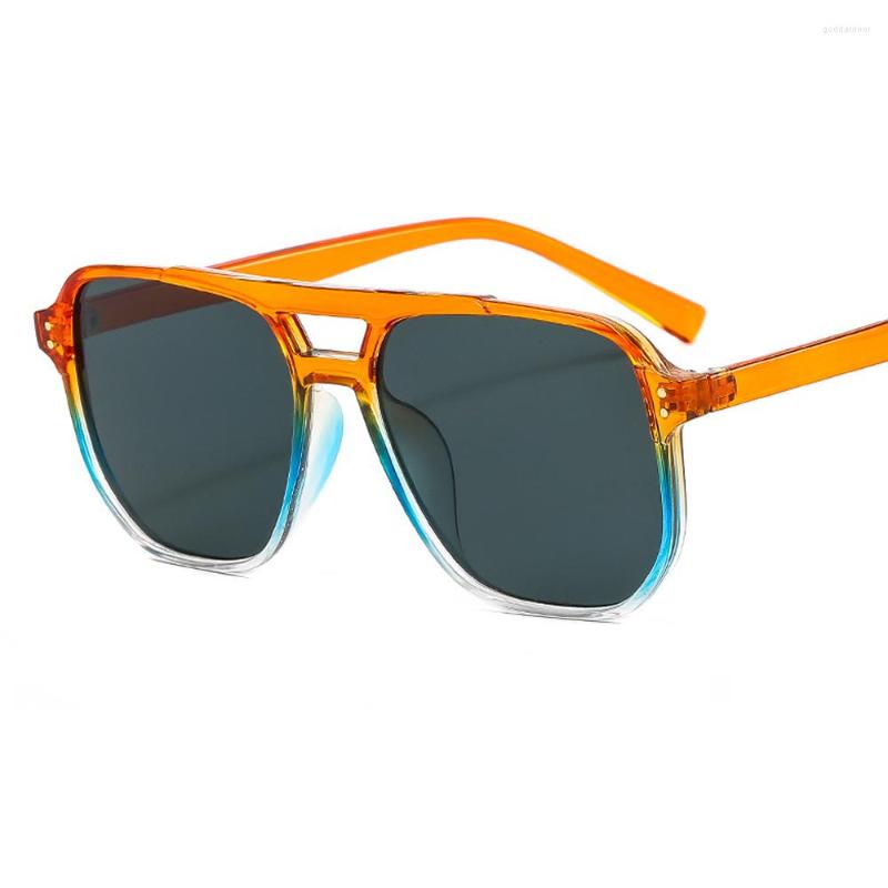 Sunglasses Double Beam Large Frame Fashion UV400 Protection Women Retro Trend Marine Glasses
Sunglasses Double Beam Large Frame Fashion UV400 Protection Women Retro Trend Marine Glasses