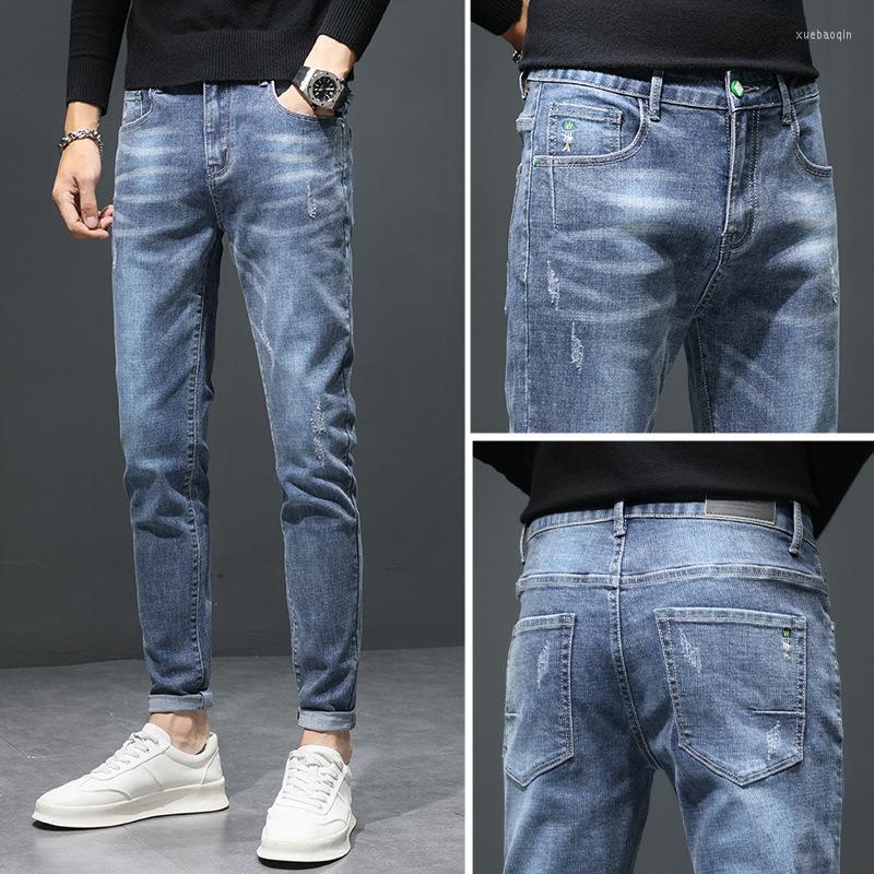 Men's Jeans Autumn Men's Slim Fit Pantalones Hombre Korean Fashion Designer Trousers Trend Streetwear, Blue 1931
Men's Jeans Autumn Men's Slim Fit Pantalones Hombre Korean Fashion Designer Trousers Trend Streetwear, Blue 1931