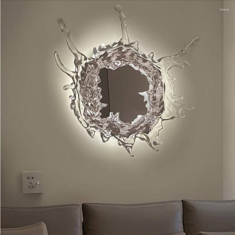 Wall Lamp Modern LED For Bathroom Bedroom Home Decoration Water Splash Decor Bedside Background Mirror Light Fixture
Wall Lamp Modern LED For Bathroom Bedroom Home Decoration Water Splash Decor Bedside Background Mirror Light Fixture