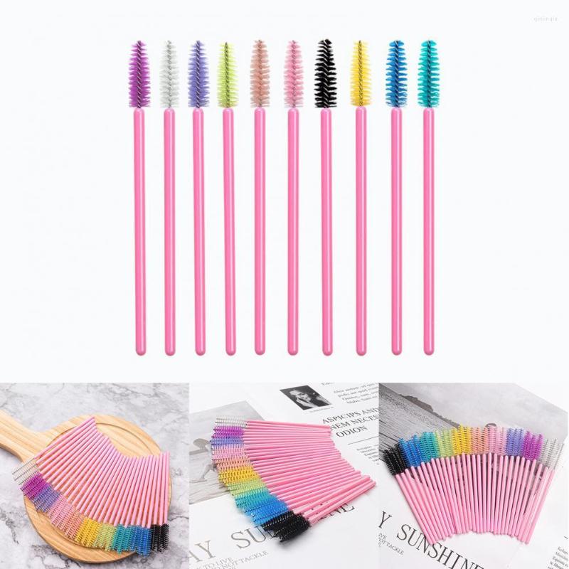 50Pcs/Bag Colorful Eyelashes Brushes Disposable Easy To Use Screw-type Head Dual Purpose Plastic Portable Mascara Wands For Girl
50Pcs/Bag Colorful Eyelashes Brushes Disposable Easy To Use Screw-type Head Dual Purpose Plastic Portable Mascara Wands For Girl