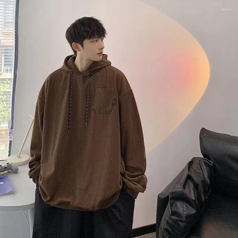 Men's Hoodies 2022 Men's Fashion Trend Coats Leisure Cargo Loose Hooded Casual Oversized Style Sewatshirts Black/brown Color Pullover
Men's Hoodies 2022 Men's Fashion Trend Coats Leisure Cargo Loose Hooded Casual Oversized Style Sewatshirts Black/brown Color Pullover