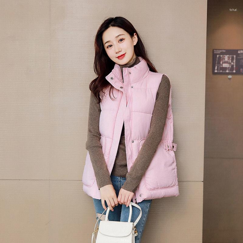 Women's Vests Women Stand Collar Female Thick Vest Waterproof Cotton Padded Sleeveless Coat Ladies Waistcoat G30, White
Women's Vests Women Stand Collar Female Thick Vest Waterproof Cotton Padded Sleeveless Coat Ladies Waistcoat G30, White