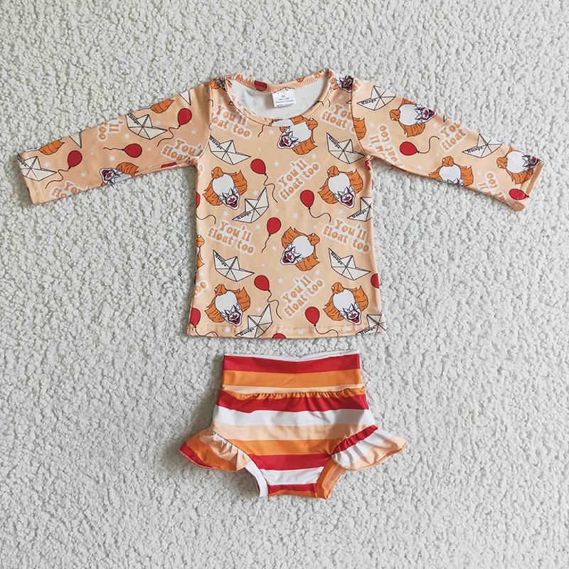 Clothing Sets Baby Girl Fashion Halloween Horror Long Sleeve Top Set Children Infant Stripe Shorts Bummies Wholesale Kid Outfit, Gbo0047
Clothing Sets Baby Girl Fashion Halloween Horror Long Sleeve Top Set Children Infant Stripe Shorts Bummies Wholesale Kid Outfit, Gbo0047