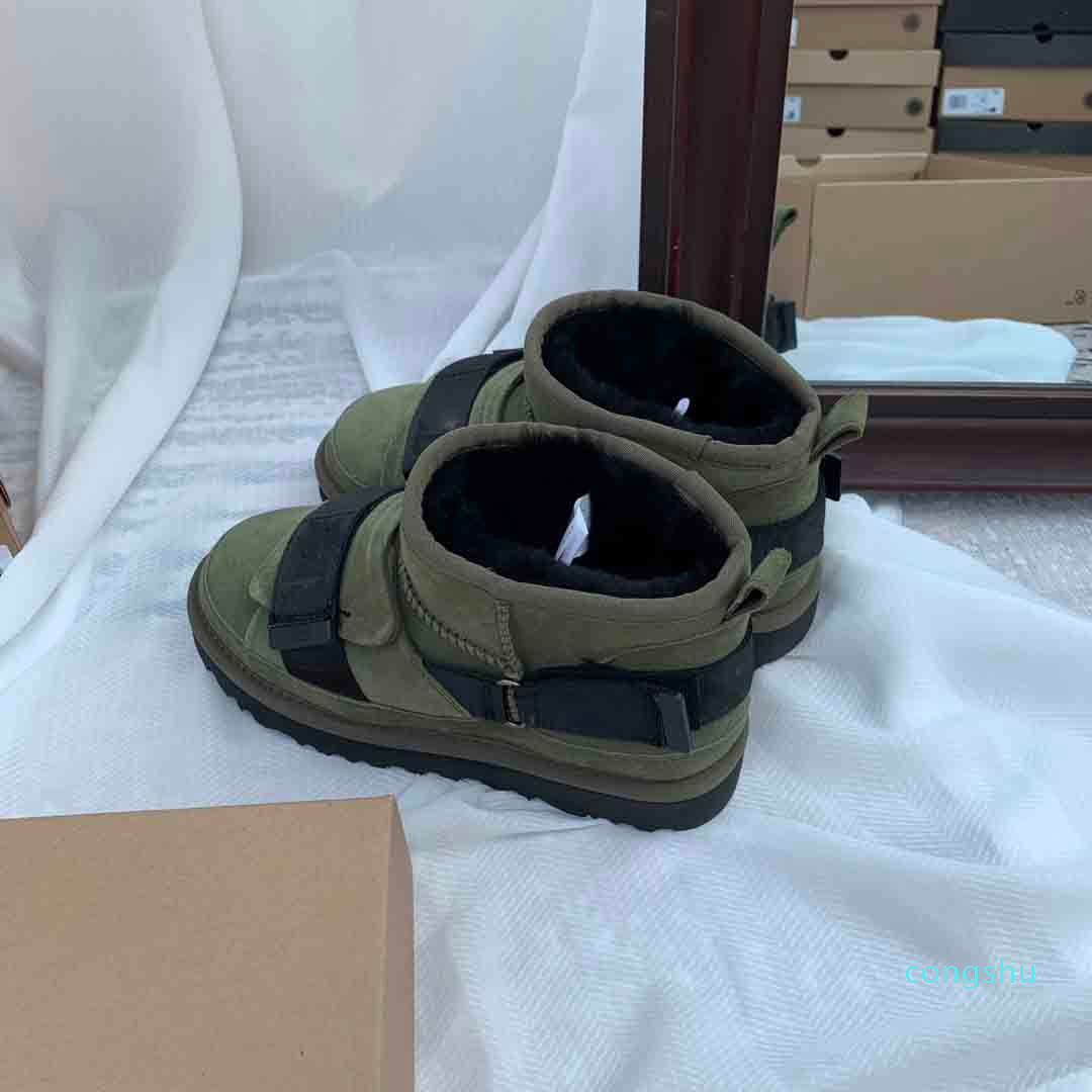 2022 Australia Winter Snow Boots Fur Fashion Classic Ankle Girls warm Short Boots Shoes3, Black