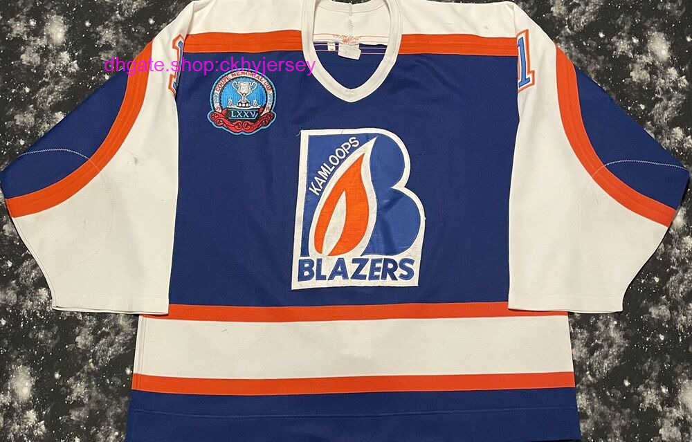 New Jerseys Stitched Authentic Cheap Retro CCM CHL Kamloops Blazers Rod Branch Hockey Jersey Mens Kids Throwback Jerseys, Same as picture
New Jerseys Stitched Authentic Cheap Retro CCM CHL Kamloops Blazers Rod Branch Hockey Jersey Mens Kids Throwback Jerseys, Same as picture