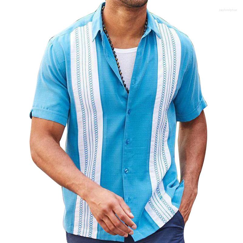 Men's Casual Shirts Men's Short Sleeve Summer Fashion Striped Contrast Color Blouse Tops Shirt Tee Hawaiian T-shirt, Black
Men's Casual Shirts Men's Short Sleeve Summer Fashion Striped Contrast Color Blouse Tops Shirt Tee Hawaiian T-shirt, Black