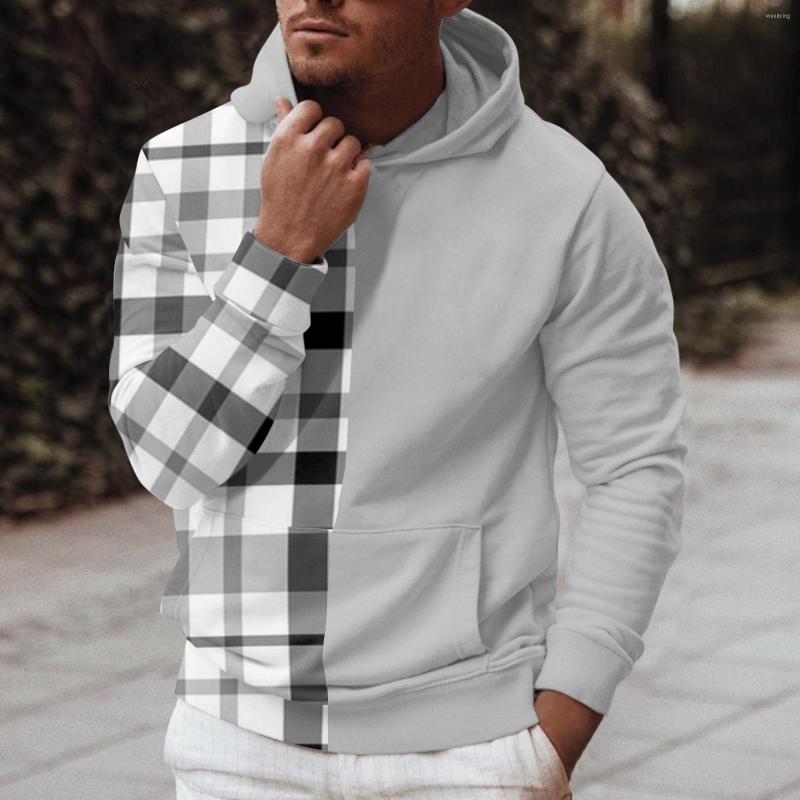 Men's Hoodies Sweatshirt Mens Hoodie Male Autumn And Winter Comfotable Leisure Travel Outdoor Sports Plaid Print Slim Fit Color, Grey
Men's Hoodies Sweatshirt Mens Hoodie Male Autumn And Winter Comfotable Leisure Travel Outdoor Sports Plaid Print Slim Fit Color, Grey