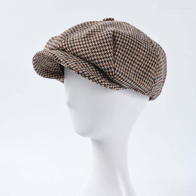 Berets Men Sboy Cap Beret Wool Hat Tweed Gatsby Octagonal Plaid Women Vintage Brand Winter Spring Duckbill HatsBerets, Black 
Berets Men Sboy Cap Beret Wool Hat Tweed Gatsby Octagonal Plaid Women Vintage Brand Winter Spring Duckbill HatsBerets, Black