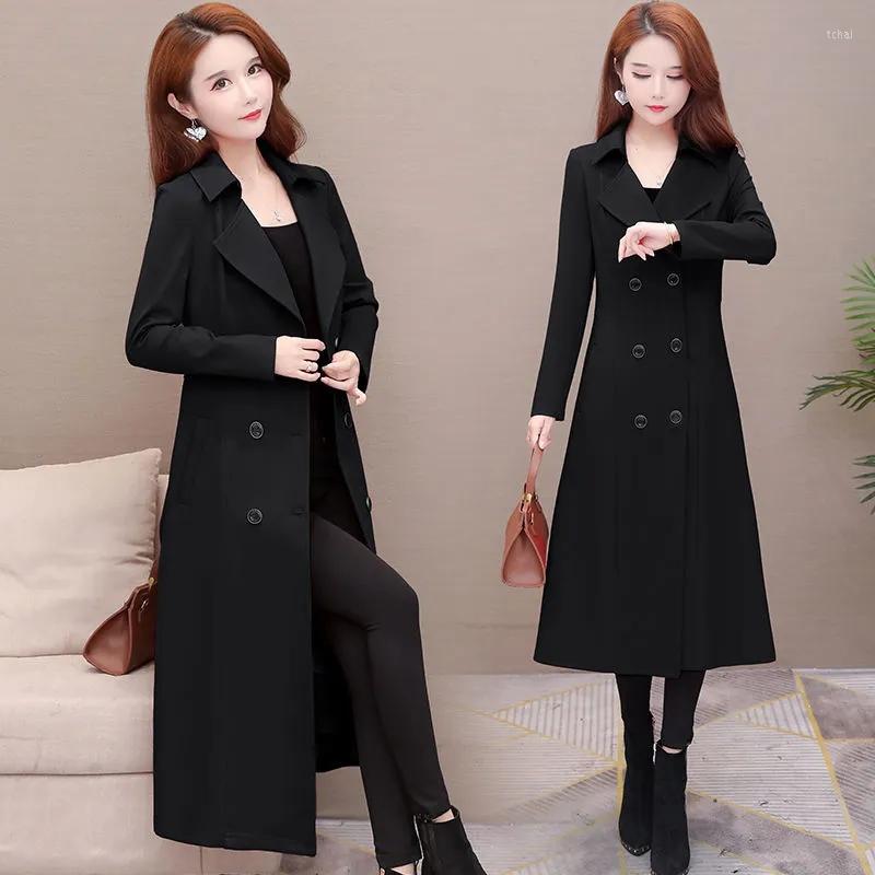 Women's Trench Coats Windbreaker Jacket Womens 2022 Spring Autumn Fashion Slim All-match Coat Women Casual Large Size Long Outerwear, Black
Women's Trench Coats Windbreaker Jacket Womens 2022 Spring Autumn Fashion Slim All-match Coat Women Casual Large Size Long Outerwear, Black