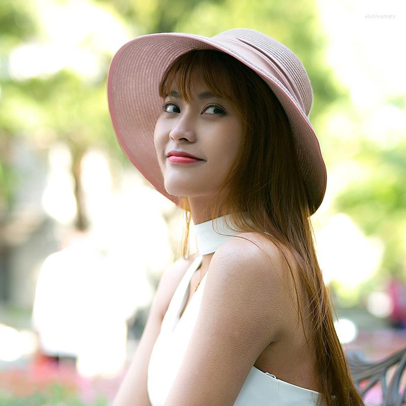 Wide Brim Hats 2022 Fashion Hat Folding Big Brimmed Straw Women's Summer British Wind Sunscreen Beach Sun Wholesale Lolita, Blue
Wide Brim Hats 2022 Fashion Hat Folding Big Brimmed Straw Women's Summer British Wind Sunscreen Beach Sun Wholesale Lolita, Blue