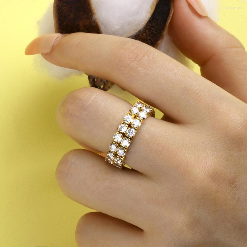 Wedding Rings 2022 Fashion Plated Elastic Ring Women's Shining Multilayer Micro-Inlaid White Zircon Party Jewelry Accessories
Wedding Rings 2022 Fashion Plated Elastic Ring Women's Shining Multilayer Micro-Inlaid White Zircon Party Jewelry Accessories
