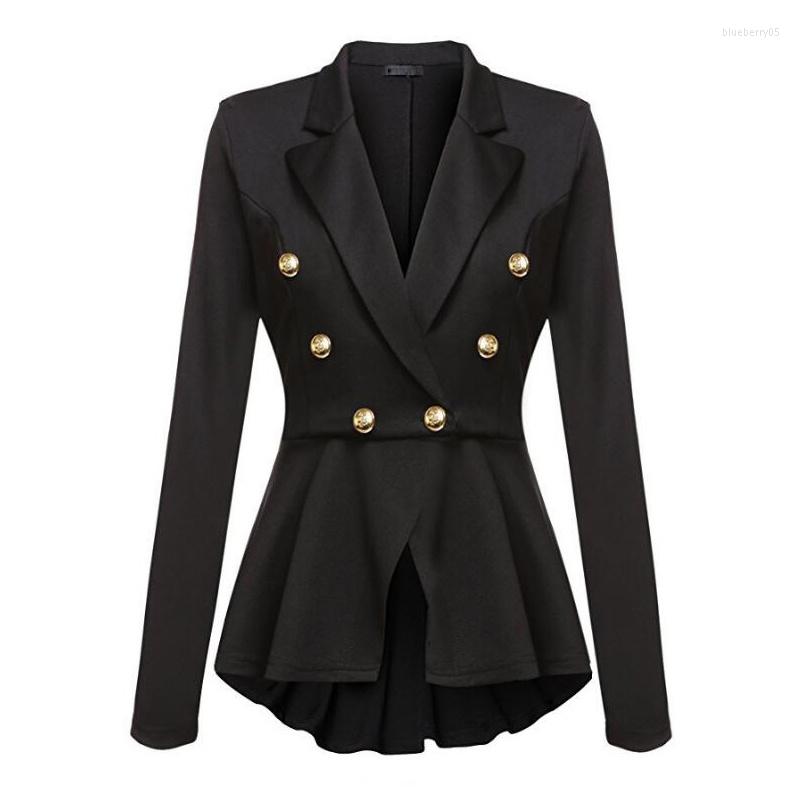 Women' Suits Pakaian Luar Warna Polos Ramping Wanita Kantor Blus Kancing Dua Baris Mantel Panjang Mode Musim Semi Gugur Baru, Black
Women' Suits Pakaian Luar Warna Polos Ramping Wanita Kantor Blus Kancing Dua Baris Mantel Panjang Mode Musim Semi Gugur Baru, Black