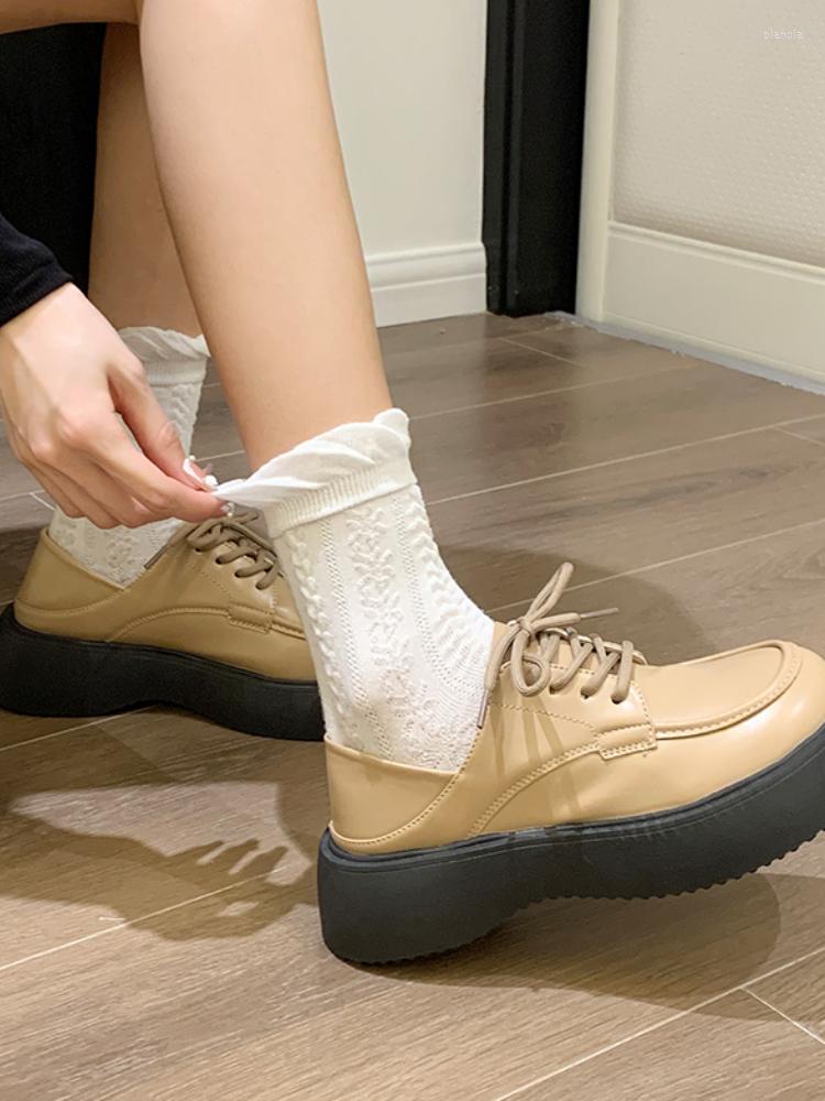 Dress Shoes 2022 Autumn Mary Janes Japanese Style Student Lace Up Solid Flat Pumps Design Casual Platform Woman Comfortable, Black
Dress Shoes 2022 Autumn Mary Janes Japanese Style Student Lace Up Solid Flat Pumps Design Casual Platform Woman Comfortable, Black