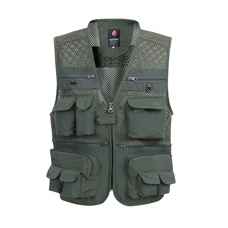 Men's Vests Summer Mesh Vest For Men Spring Autumn Male Casual Thin Breathable Multi Pocket Waistcoat Mens Baggy 5XL Vest With Many Pockets 221010, Khaki vest
Men's Vests Summer Mesh Vest For Men Spring Autumn Male Casual Thin Breathable Multi Pocket Waistcoat Mens Baggy 5XL Vest With Many Pockets 221010, Khaki vest