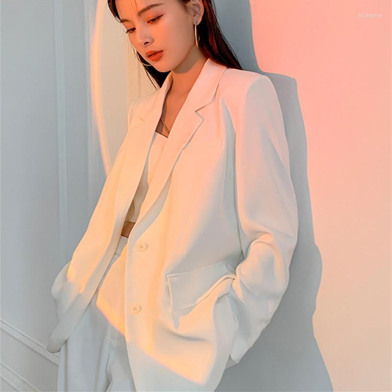Women's Suits White Suit Jacket Women's High Quality Spring And Autumn Thin Korean Style Loose Design Long-sleeved Casual Womens Blazers, Black
Women's Suits White Suit Jacket Women's High Quality Spring And Autumn Thin Korean Style Loose Design Long-sleeved Casual Womens Blazers, Black