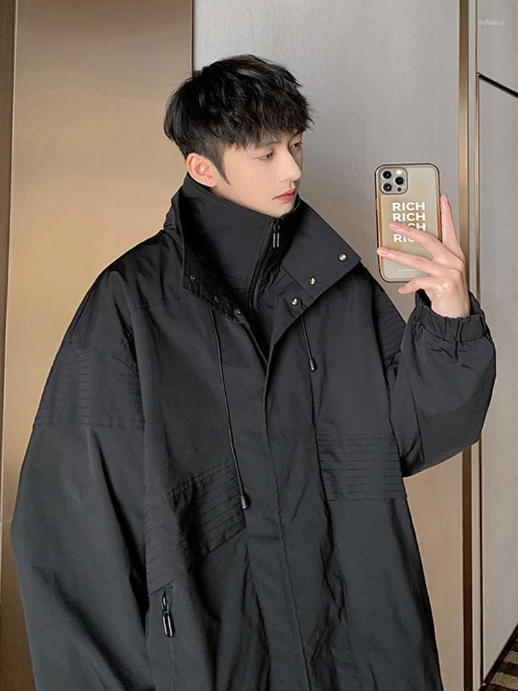 Men's Jackets Vintage American Style Trench Coat Men's Dark Department Senior Sense Fake Two-piece Jacket Outdoor Mountaineering, Black
Men's Jackets Vintage American Style Trench Coat Men's Dark Department Senior Sense Fake Two-piece Jacket Outdoor Mountaineering, Black