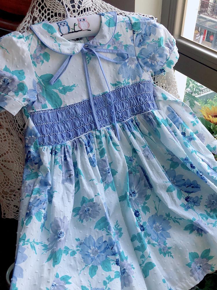 Girl Dresses 2022 Girls Handmade Heirloom Dress Kids Spanish Boutique Smocked Children Summer Smoking Embroidery Floral Frocks, Blue
Girl Dresses 2022 Girls Handmade Heirloom Dress Kids Spanish Boutique Smocked Children Summer Smoking Embroidery Floral Frocks, Blue