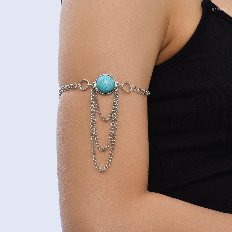 Bangle Vintage Natural Stone Arm Chain Bracelets For Women Bohemian Tassel Upper Beach Harness Bondage Jewelry
Bangle Vintage Natural Stone Arm Chain Bracelets For Women Bohemian Tassel Upper Beach Harness Bondage Jewelry