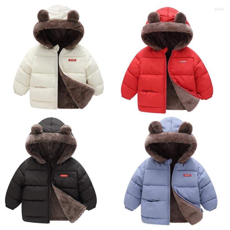 Jackets Baby Hooded Cotton Outerwear Children's Thick Fleece Coat Cashmere Padded Boys Girls Warm Coats 1-5Y, Purple
Jackets Baby Hooded Cotton Outerwear Children's Thick Fleece Coat Cashmere Padded Boys Girls Warm Coats 1-5Y, Purple