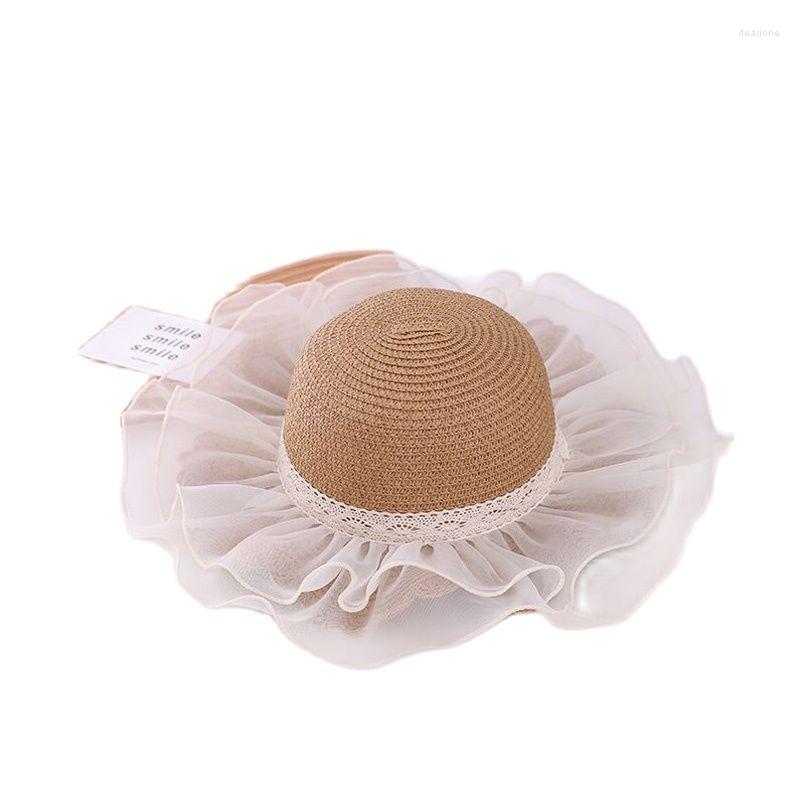 Hats Europe America Net Yarn Lotus Leaf Parent-Child Sun Hat Spring Summer Brand Kid Beach Straw For Women Girl Wide Brim Cap, White
Hats Europe America Net Yarn Lotus Leaf Parent-Child Sun Hat Spring Summer Brand Kid Beach Straw For Women Girl Wide Brim Cap, White