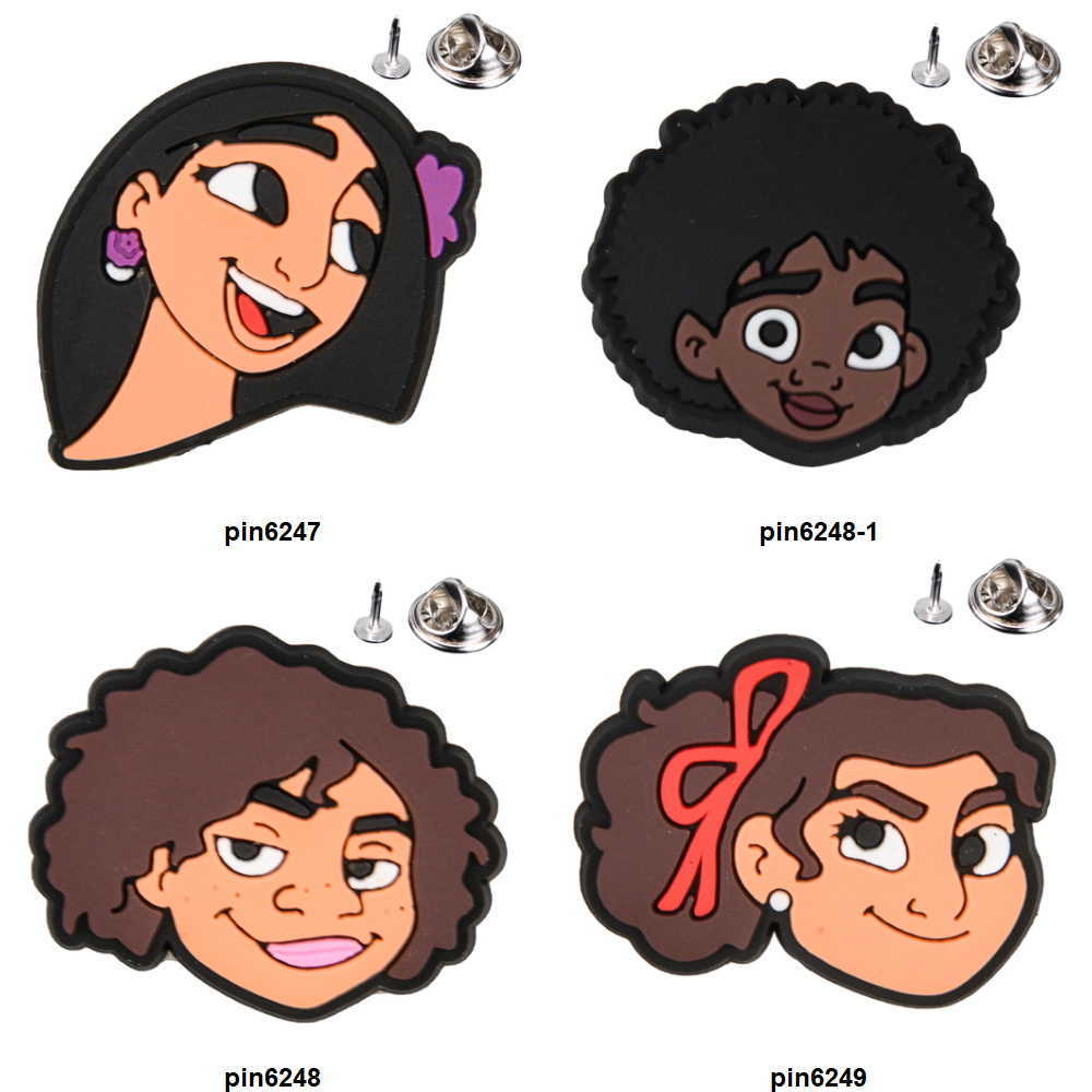 Shoe Parts Accessories Cute Encanto Brooch Cartoon PVC Pins For Women Men Backpack Pins Personality Kids Pin Charm Jewelry
Shoe Parts Accessories Cute Encanto Brooch Cartoon PVC Pins For Women Men Backpack Pins Personality Kids Pin Charm Jewelry