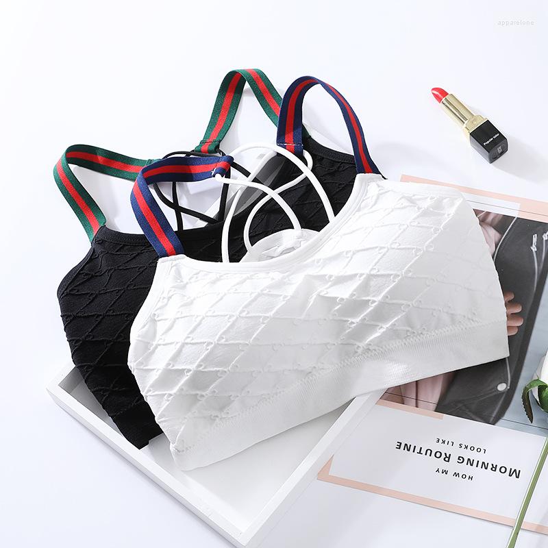 Bustiers & Corsets Women Cotton Bra Tube Top Brassiere Female Striped Underwear Sexy Ribbon Sports Fashion Tank Up Seamless, Black
Bustiers & Corsets Women Cotton Bra Tube Top Brassiere Female Striped Underwear Sexy Ribbon Sports Fashion Tank Up Seamless, Black