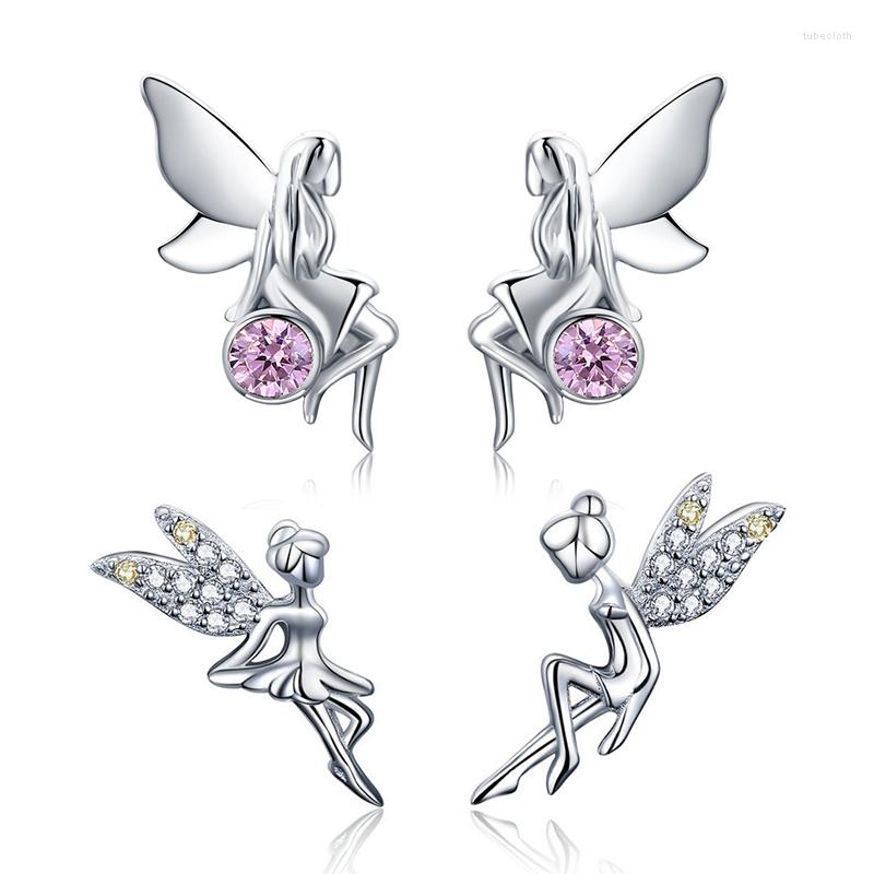 Stud Earrings WOSTU Fairy Elf 925 Sterling Silver Flower Pink CZ Small For Women Wedding Engagement Jewelry Gift FIE395
Stud Earrings WOSTU Fairy Elf 925 Sterling Silver Flower Pink CZ Small For Women Wedding Engagement Jewelry Gift FIE395