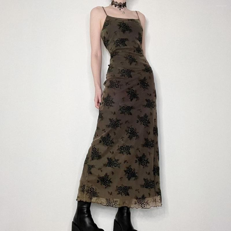Casual Dresses Vintage Slash Neck Sleeveless Maxi For Women 2022 Summer Fashion Ladies Dark Grunge Fairycore Mesh Floral Party Dress, Colour
Casual Dresses Vintage Slash Neck Sleeveless Maxi For Women 2022 Summer Fashion Ladies Dark Grunge Fairycore Mesh Floral Party Dress, Colour