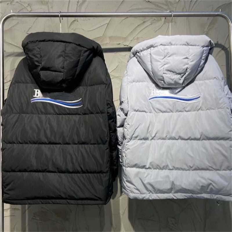 High-quality winter Paris 21 new down jacket Coke wave embroidery hooded warm bread jacket couple fashionable and simple, Black
High-quality winter Paris 21 new down jacket Coke wave embroidery hooded warm bread jacket couple fashionable and simple, Black