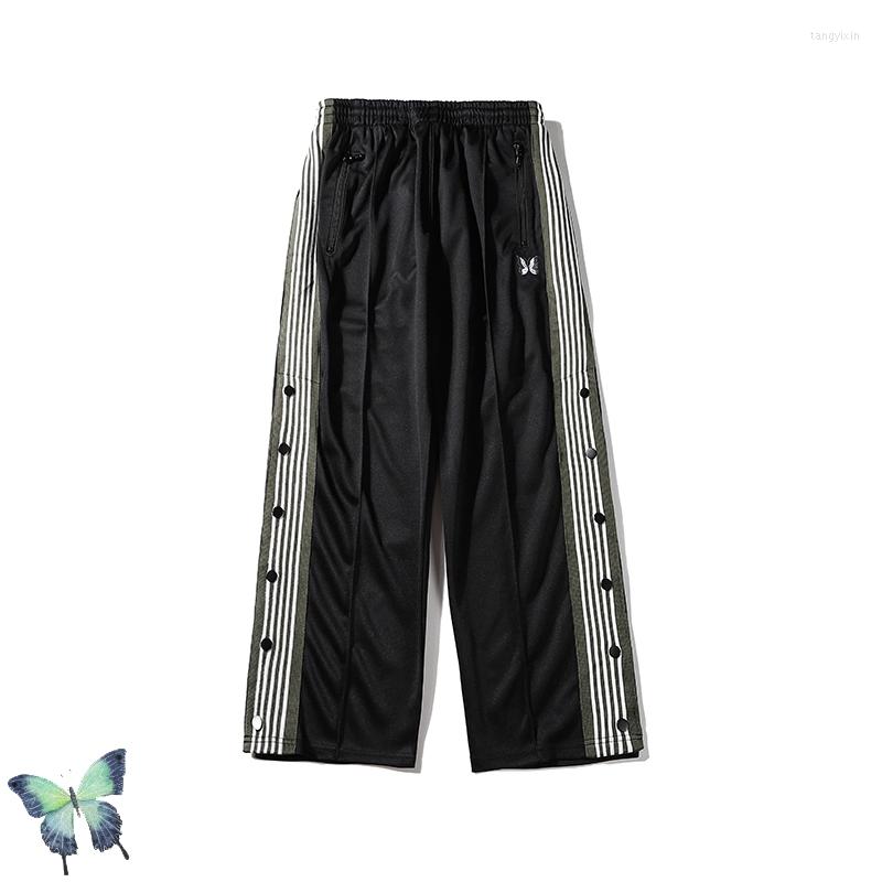 Men' Pants AWGE Needles Embroidery Webbing Side Trouser Men Women High Quality Zipper Pocket Sweatshirts Pullover Fast, 8815-hui
Men' Pants AWGE Needles Embroidery Webbing Side Trouser Men Women High Quality Zipper Pocket Sweatshirts Pullover Fast, 8815-hui
