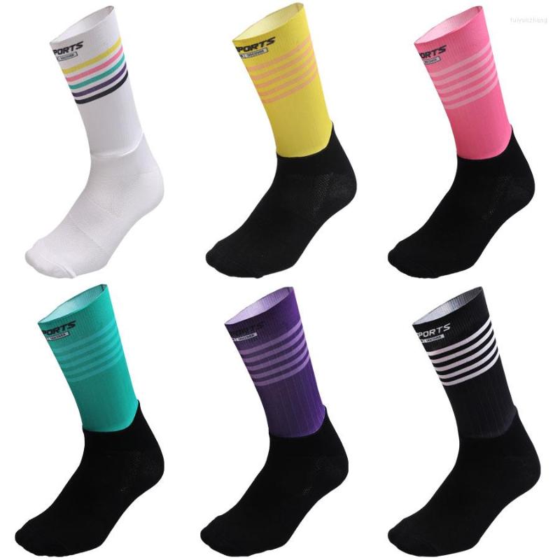 Sports Socks Non-slip Hosiery Tube Cycling Lycra Split Team Professional Men And Women Knee-High Quick Drying Breathable For DH, White
Sports Socks Non-slip Hosiery Tube Cycling Lycra Split Team Professional Men And Women Knee-High Quick Drying Breathable For DH, White