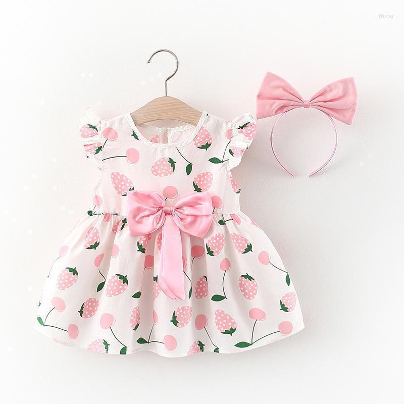Girl Dresses Girl's Baby Girls Dress Summer Sleeveless Clothes Cotton Clothing Lovely Strawberry Picture With Bow Hair Band 2022 Korean, Pink
Girl Dresses Girl's Baby Girls Dress Summer Sleeveless Clothes Cotton Clothing Lovely Strawberry Picture With Bow Hair Band 2022 Korean, Pink