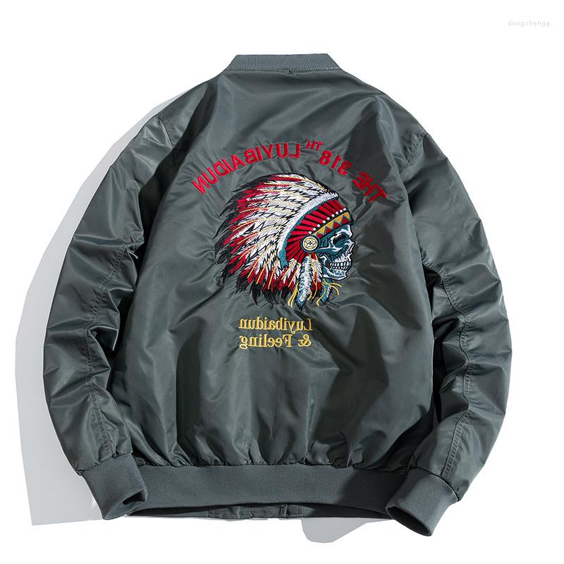 Men's Jackets Hip Hop Bomber Jacket Mens Embroidery Badge Pilot Skull Punk Cool Fashion Windbreaker Men Vintage Coat Youth Streetwear, Black
Men's Jackets Hip Hop Bomber Jacket Mens Embroidery Badge Pilot Skull Punk Cool Fashion Windbreaker Men Vintage Coat Youth Streetwear, Black