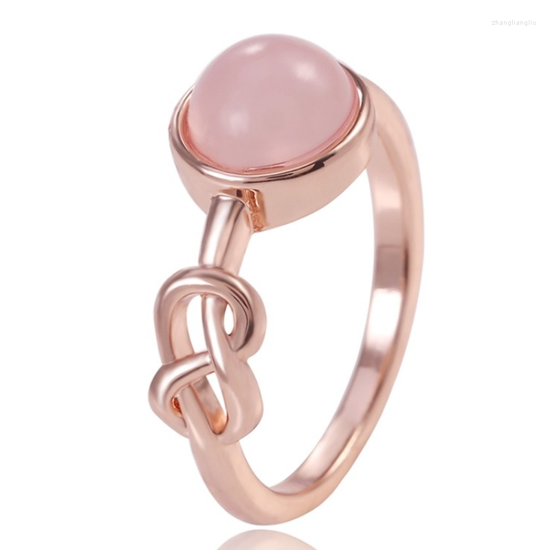Wedding Rings CAOSHI Delicate Engagement For Women Rose Gold Color With Pink Acrylic Stone Romantic Valentine's Day Gift
Wedding Rings CAOSHI Delicate Engagement For Women Rose Gold Color With Pink Acrylic Stone Romantic Valentine's Day Gift