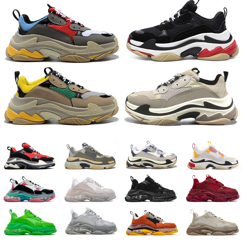 Men Women Dad Shoes 17FW TripleS running shoes Clear Bubble bottom mens Sneakers black red Old Grandpa Trainer chaussures 36-45, (11) 36-40
Men Women Dad Shoes 17FW TripleS running shoes Clear Bubble bottom mens Sneakers black red Old Grandpa Trainer chaussures 36-45, (11) 36-40
