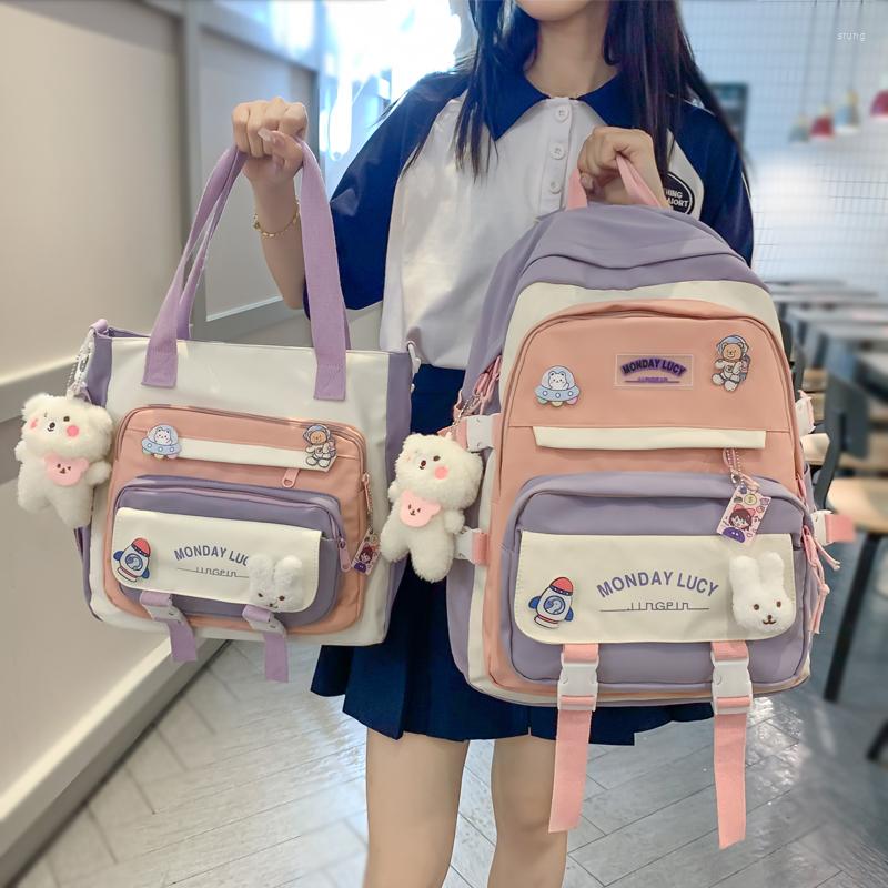 Backpack Fashion Waterproof Student Bookbag Nylon Kawaii Girls Travel Rucksack Women Teens School Bag Cute Black Laptop Mochila, Shoulder bag blue
Backpack Fashion Waterproof Student Bookbag Nylon Kawaii Girls Travel Rucksack Women Teens School Bag Cute Black Laptop Mochila, Shoulder bag blue