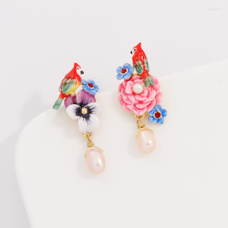 Stud Earrings Jaeeyin 2022 Arrivals Vintage Hand Made Enamel Bird Flower Freshwater Pearl Gold Color Gifts Children Girl Women
Stud Earrings Jaeeyin 2022 Arrivals Vintage Hand Made Enamel Bird Flower Freshwater Pearl Gold Color Gifts Children Girl Women