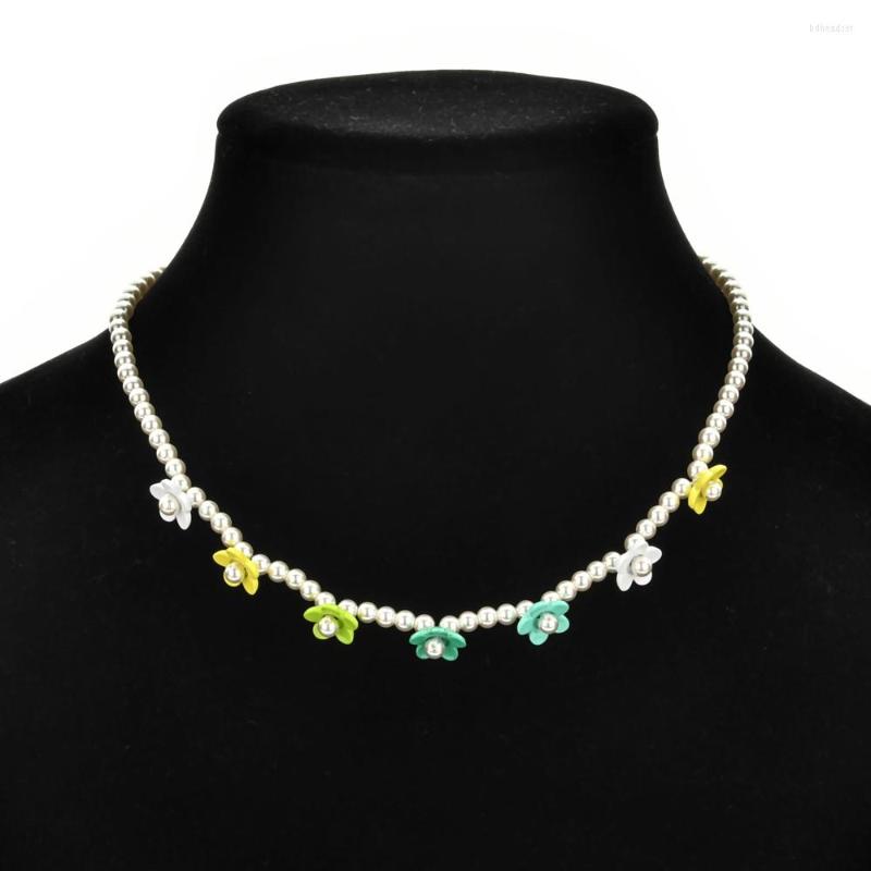 Pendant Necklaces ZMZY Trend Elegant Jewelry Imitation Pearl Chain Cherry Flower Necklace Unquie Women Fashion Wholesale
Pendant Necklaces ZMZY Trend Elegant Jewelry Imitation Pearl Chain Cherry Flower Necklace Unquie Women Fashion Wholesale