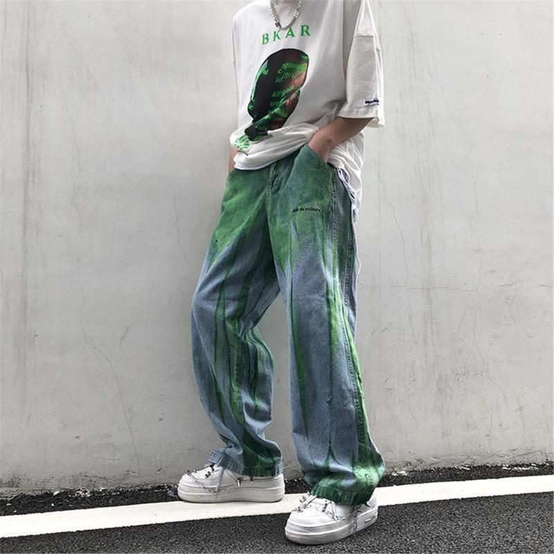 Men's Jeans Cool Tie Dyed Baggy Men Fashion Loose Straight Wide Leg Pants Streetwear Femme Clothing Harajuku Gothic Trousers Boys
Men's Jeans Cool Tie Dyed Baggy Men Fashion Loose Straight Wide Leg Pants Streetwear Femme Clothing Harajuku Gothic Trousers Boys