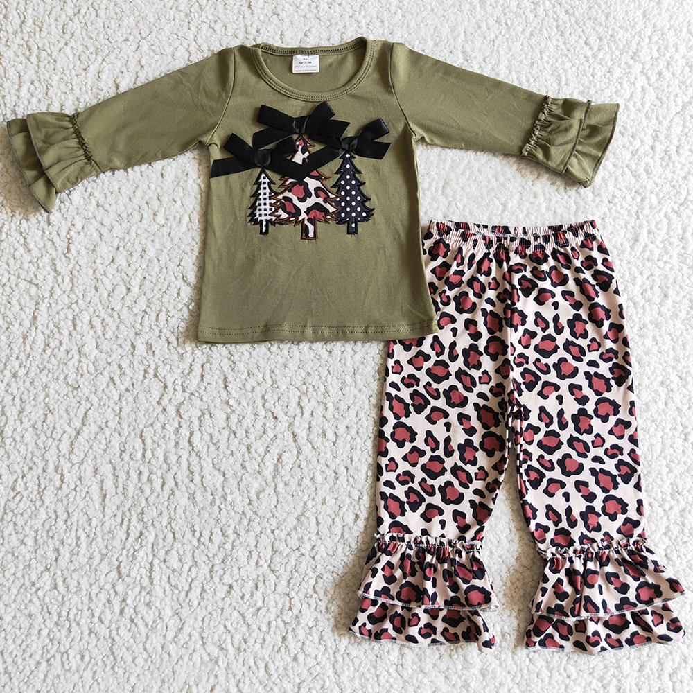 Wholesale Children Clothing Set Boutique Girls Outfits Christmas Tree Print Cute Baby Girl Clothes Long Sleeve Pants Red Sets Milk Silk Kids Outfit, Silvery
Wholesale Children Clothing Set Boutique Girls Outfits Christmas Tree Print Cute Baby Girl Clothes Long Sleeve Pants Red Sets Milk Silk Kids Outfit, Silvery