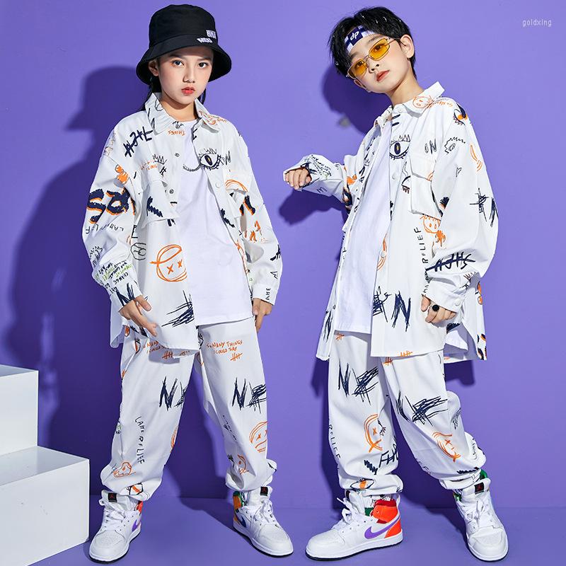 Stage Wear Kids Hip Hop Dance Clothing White Tops Or Streetwear Pants For Girls Boys Dancewear Clothes Fancy Costume, Only shirt
Stage Wear Kids Hip Hop Dance Clothing White Tops Or Streetwear Pants For Girls Boys Dancewear Clothes Fancy Costume, Only shirt