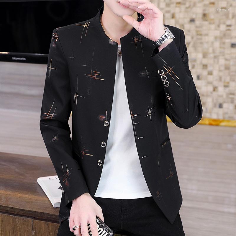 Men's Suits Small Suit Jacket Male Spring And Autumn 2022 Single Top Trend Slim Handsome Print Leisure, Black
Men's Suits Small Suit Jacket Male Spring And Autumn 2022 Single Top Trend Slim Handsome Print Leisure, Black
