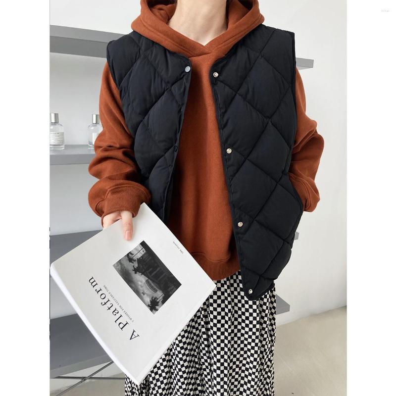 Women's Vests Luxi Cotton Waistcoat Women's Short Autumn And Winter Korean Version Wearing A Sweater Sleeveless Jacket Vest 708, Black
Women's Vests Luxi Cotton Waistcoat Women's Short Autumn And Winter Korean Version Wearing A Sweater Sleeveless Jacket Vest 708, Black