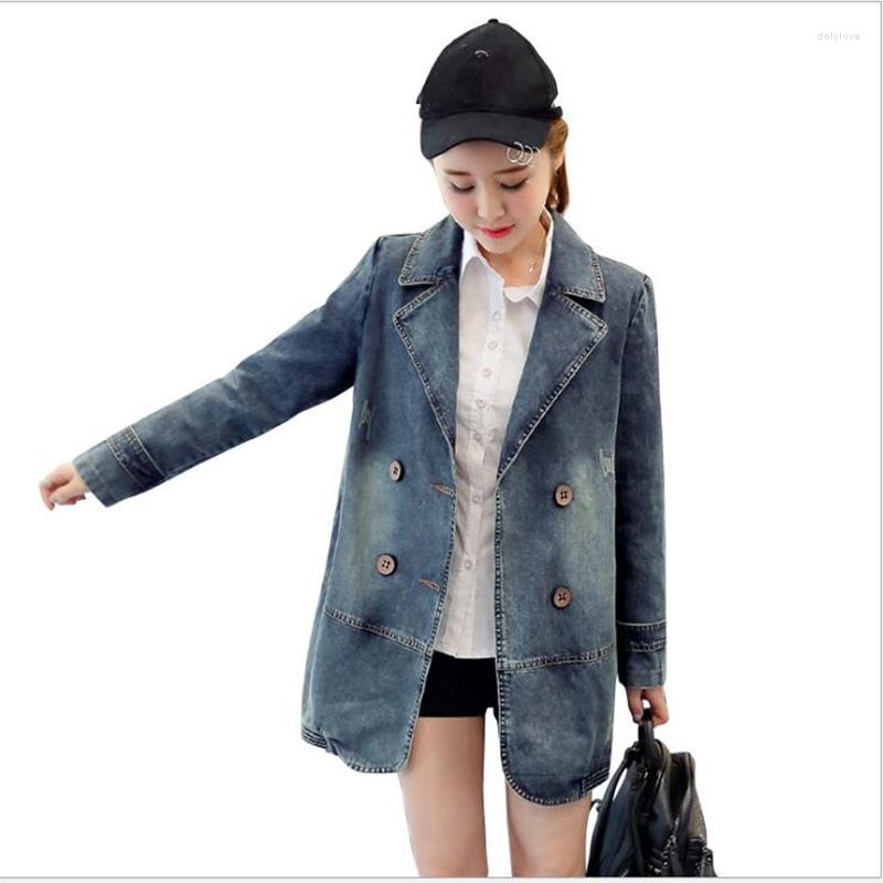 Women' Trench Coats Spring Long Denim Jacket For Women' Windbreaker Coat Female Ripped Pocket Jeans Jackets Top Clothes Autumn R290, Photo color
Women' Trench Coats Spring Long Denim Jacket For Women' Windbreaker Coat Female Ripped Pocket Jeans Jackets Top Clothes Autumn R290, Photo color