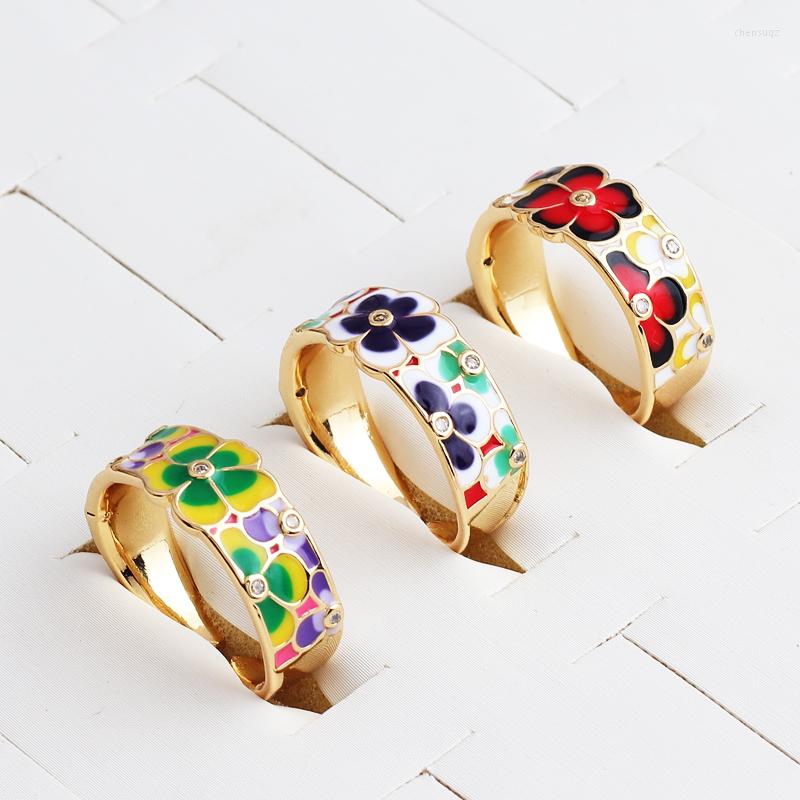 Wedding Rings Colorful Glaze Enamel Metal Engrave Flower Ring Geometry Irregular For Women Girls Travel Jewelry
Wedding Rings Colorful Glaze Enamel Metal Engrave Flower Ring Geometry Irregular For Women Girls Travel Jewelry