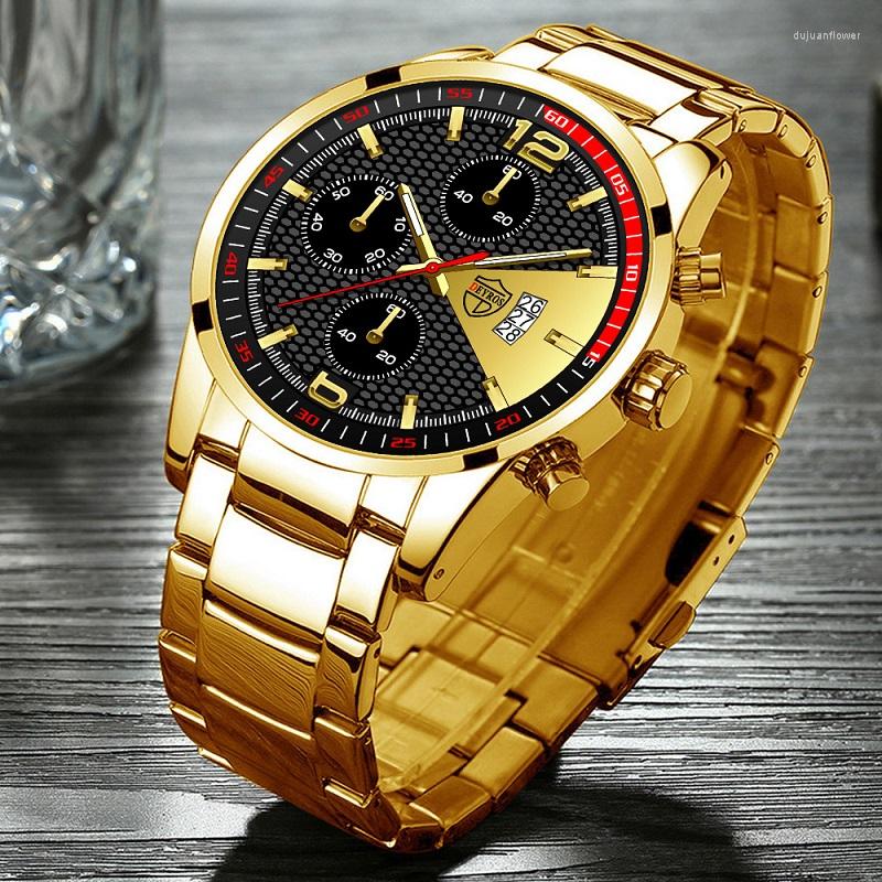 Wristwatches Reloj De Hombre Black Watch For Men Business Steel Belt Calendar Clock Gift Boyfriend Men's Quartz Watches Relojes Zegarek, Watch 209150203
Wristwatches Reloj De Hombre Black Watch For Men Business Steel Belt Calendar Clock Gift Boyfriend Men's Quartz Watches Relojes Zegarek, Watch 209150203
