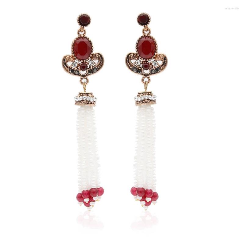 Dangle Earrings SUNSPICE MS Maroc Antique Gold Color Long Bead For Women Ethnic Resin Wedding Jewelry Turkish Bridal Gifts 2022
Dangle Earrings SUNSPICE MS Maroc Antique Gold Color Long Bead For Women Ethnic Resin Wedding Jewelry Turkish Bridal Gifts 2022
